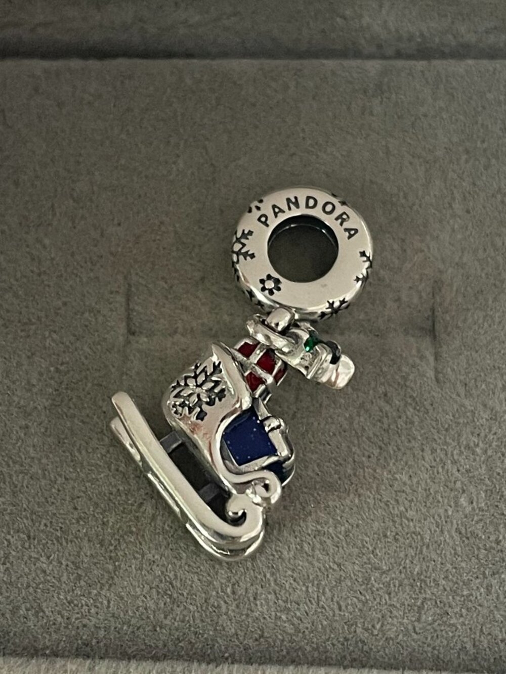 Pandora Christmas Sleigh 2023 Dangle Charm